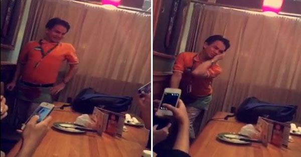  فيديو: عامل ينتهك خصوصية كبائن العوائل بمطعم في جازان ويستعرض أمامهم بطريقة مثيرة