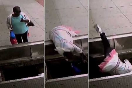 فيديو: امرأة تسقط في قبو مفتوح بسبب انشغالها بهاتفها الجوال