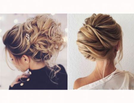 خاصة على تسريحات الشعر في المناسبات الخاصة