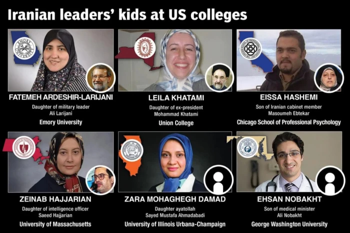 [EN] They raise the slogan “Death to America”...and the most prominent leaders of the Revolutionary Guard send their children to study and work in the most famous American universities.