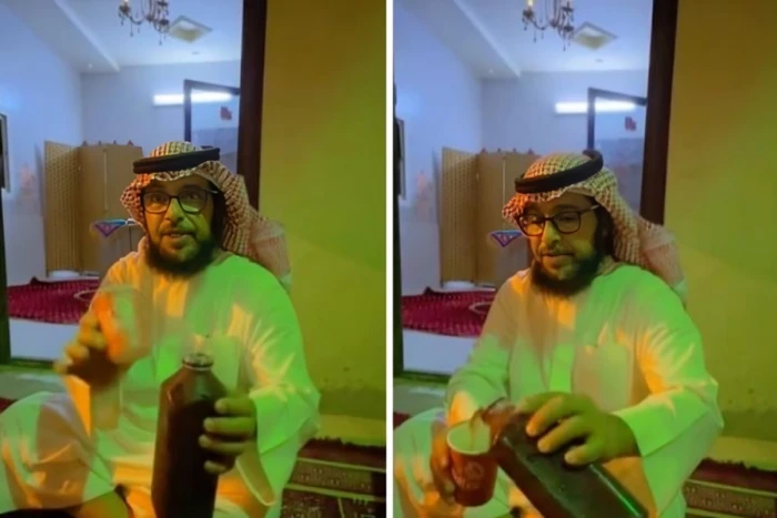 [EN] His customers are from all over the Kingdom, most of them from Mecca...Video: A citizen makes Islamic wine in Yanbu and reveals the difference between it and intoxicating wine.