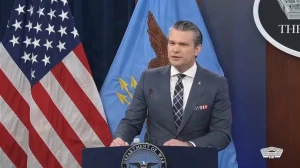 [HI] वीडियो में.. अमेरिकी रक्षा सचिव: अब दुनिया में कोई भी आखिरी नौकरी ईरानी रिवोल्यूशनरी गार्ड में वरिष्ठ कमांडर बनना चाहता है