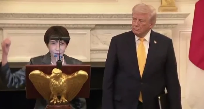 [EN] “Japan is back.” Video: The Japanese Prime Minister ignites a wave of laughter and applause after a surprising imitation of Trump