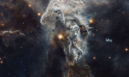 Star birthing area within the Carina Nebula
