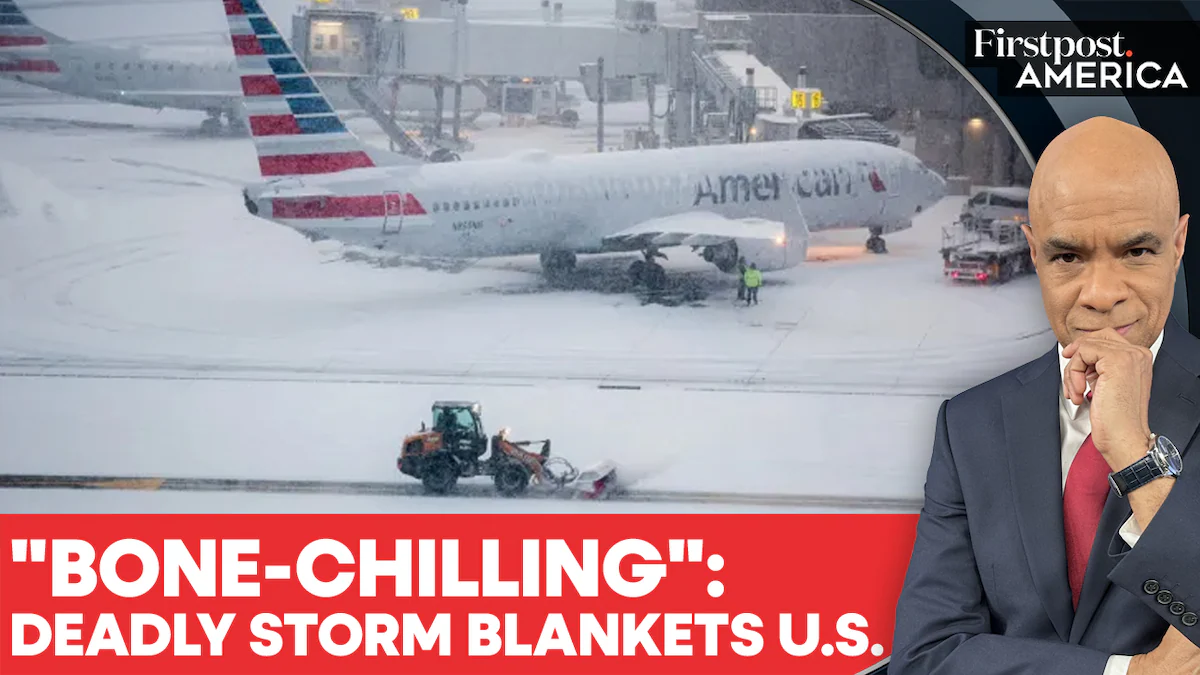 Historic Winter Storm Freezes America as Millions Lose Power & Flights Collapse | Firstpost America 