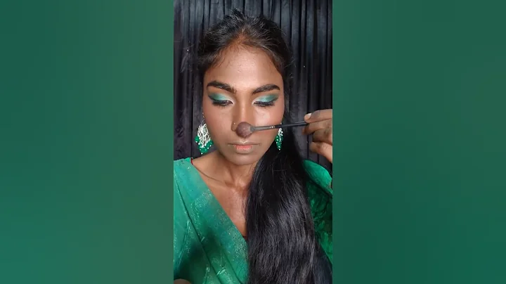 Brown skin makeup tutorial pink eye makeup #shortsfeed#beauty#makeuptutorial#simplemakeuptutorial