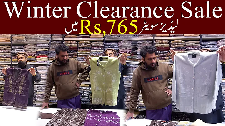 Winter Clearance Sale 2026 | Ladies Sweater For Just Rs,765 | Super Wholesale Shop In Faisalabad