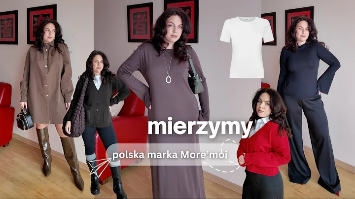 We're trying on Polish brand clothes / great stores / winter sale. The perfect capsule wardrobe.