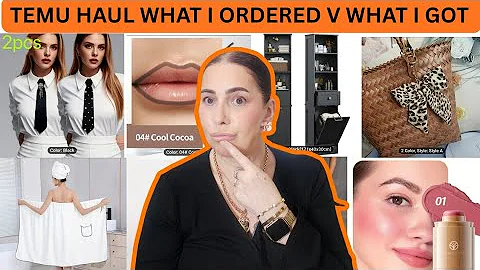 TEMU HAUL 🛍 WHAT I ORDERED V WHAT I GOT 
