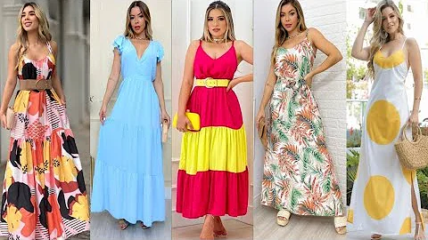 Roupas Elegents Vestidos 2026 Summer Simples de Moda Mujers