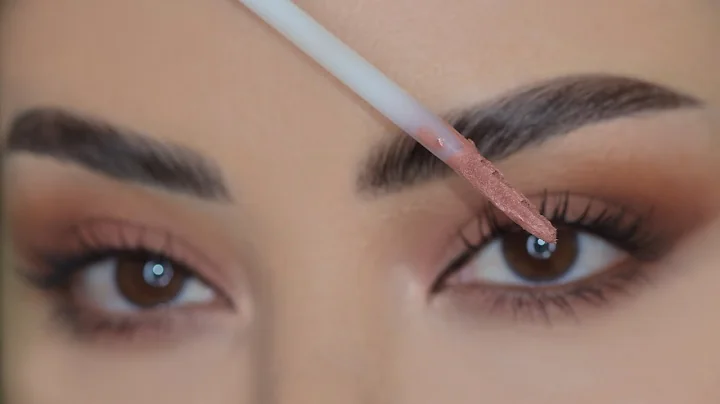 مكياج عيون للعيون البنية باستخدام الروج 💄