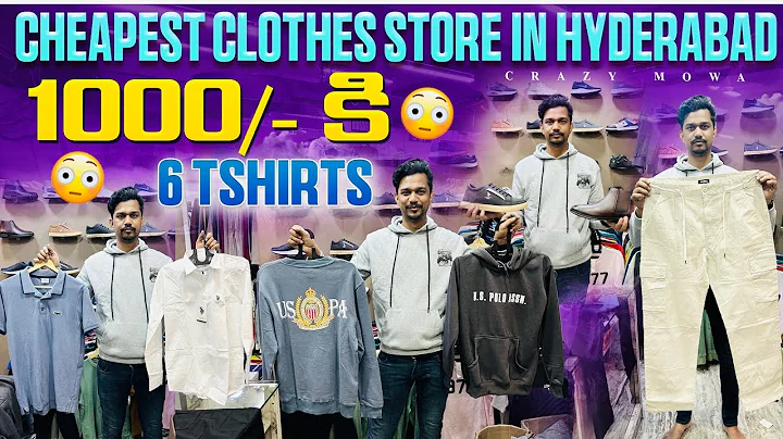 Cheapest men’s clothes store 1000/- కి 6 tshirt original hoodies  1st trendy style 