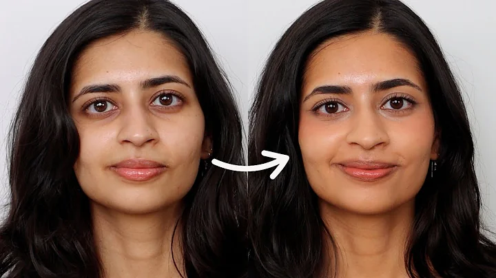 Clean Girl Makeup for Brown Skin  • how to cover under eye dark circles & no foundation