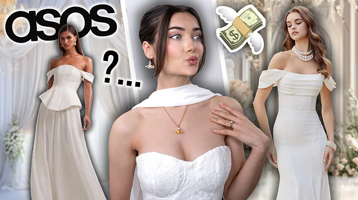 Trying On CHEAP Wedding Dresses From ASOS! Is It Worth It?