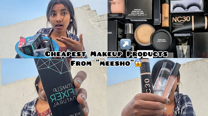 I tried World’s Cheapest Makeup kit from meesho😱 | gone wrong*😭