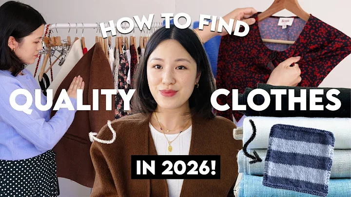 HOW TO TELL IF CLOTHES ARE ACTUALLY HIGH QUALITY (Before You Buy)