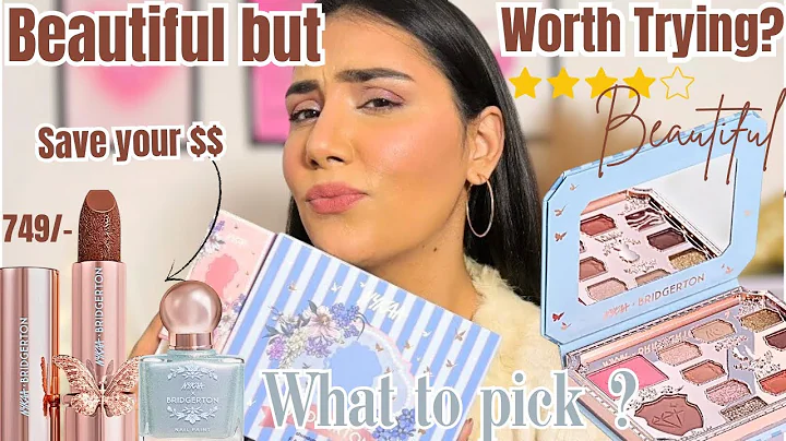 I Tried out novel Nykaa X Bridgerton Makeup | Beautiful But Worth Trying? What should you pick? 