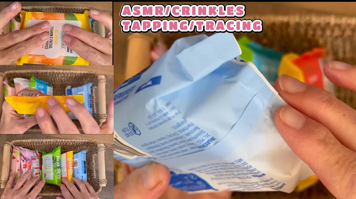ASMR/*Crinkles*Tapping*Tracing Makeup Wipe Packages