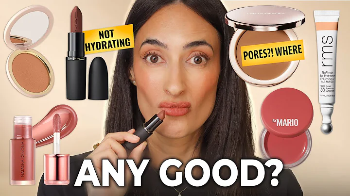 Trying New Makeup! One Was Shockingly Good - MAC Powder Kiss Hazy Lipstick, Rare Beauty, RMS...