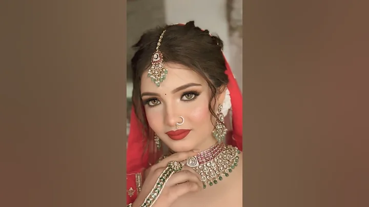 BRIDAL MAKEUP #trending#makeup#makeuptutorial #shorts#knowledge#viral#trend - English