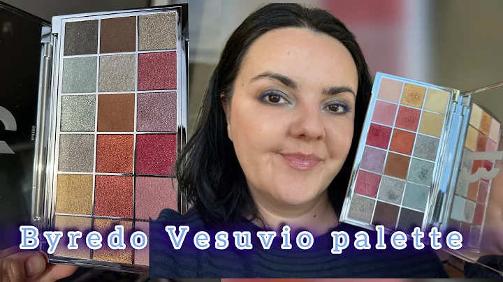 Byredo Vesuvio eyeshadow palette / 4 makeup looks & swatches/ worth the funds