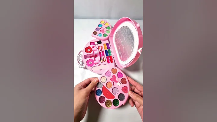 satisfying with makeup set toy | makeup kit | fashion set toy #makeupkit #makeup