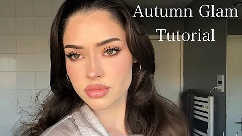مكياج وشعر خريفي جذاب