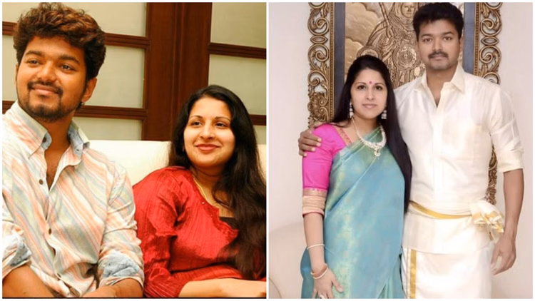 Vijay-sangeetha Divorce:थलापति विजय की पत्नी ने मांगा तलाक, लगाए संगीन आरोप; बोलींं- 'एक्ट्रेस से अफेयर...' - Actor And Tvk Chief Vijay Wife Sangeeta Files For Divorce Accuses The Actor Of Having An Affair