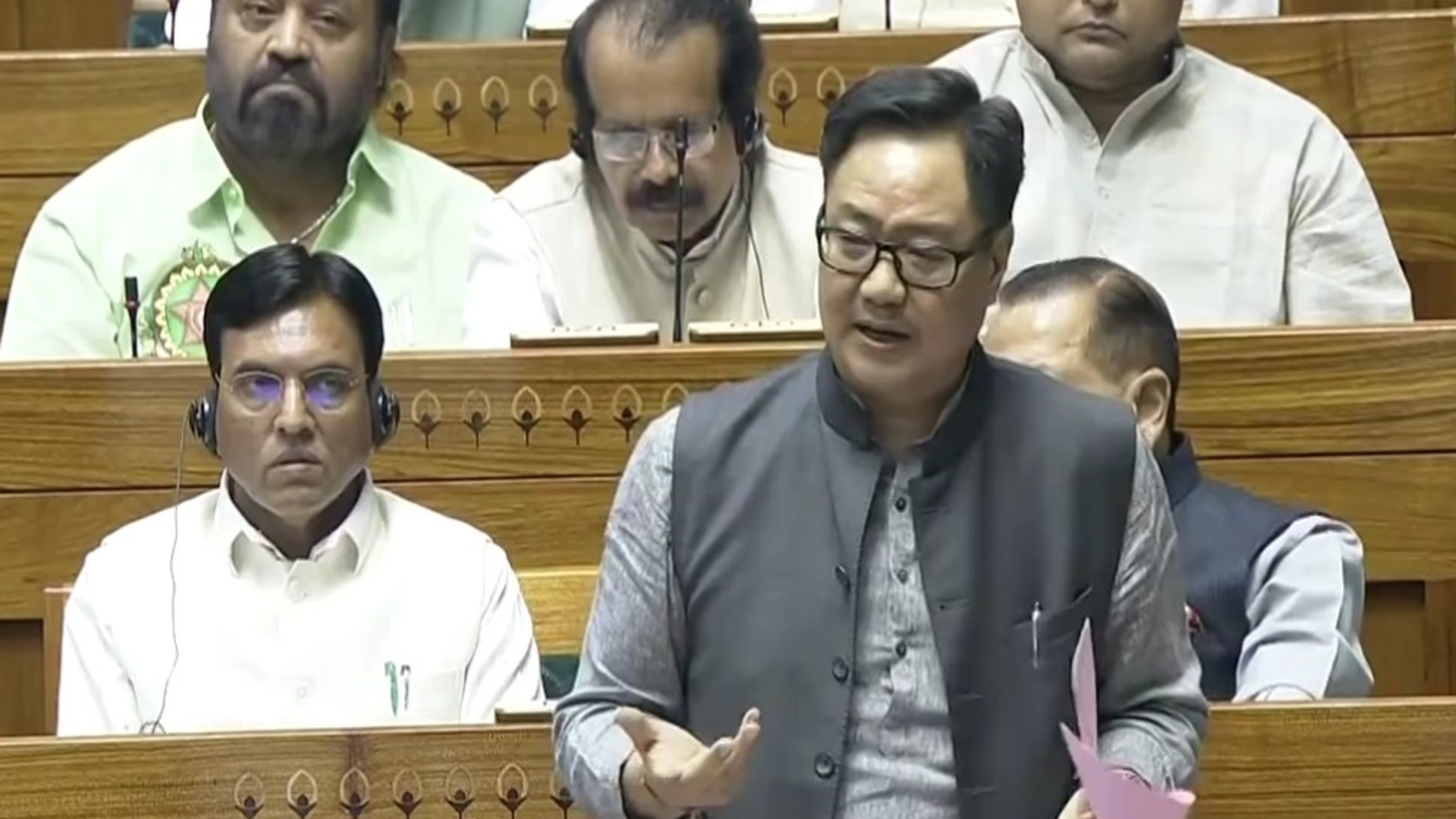 Kiren Rijiju tear in opposition in the Waqf Bill debate speech: ‘If you are trying to deceive …’ | 5 quotes