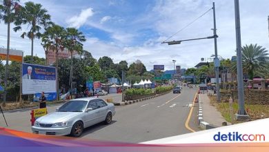 Traffic at Puncak Bogor Solid, one direction in Jakarta is applied this afternoon