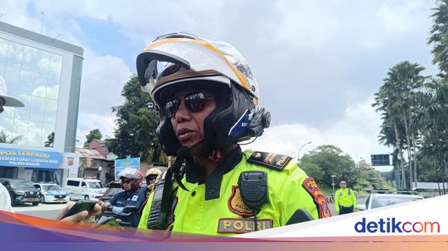 350 thousand vehicles entering the puncak bogor area since Lebaran