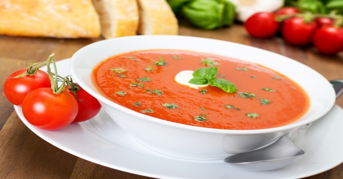 Tomato soup with cream – web medicine