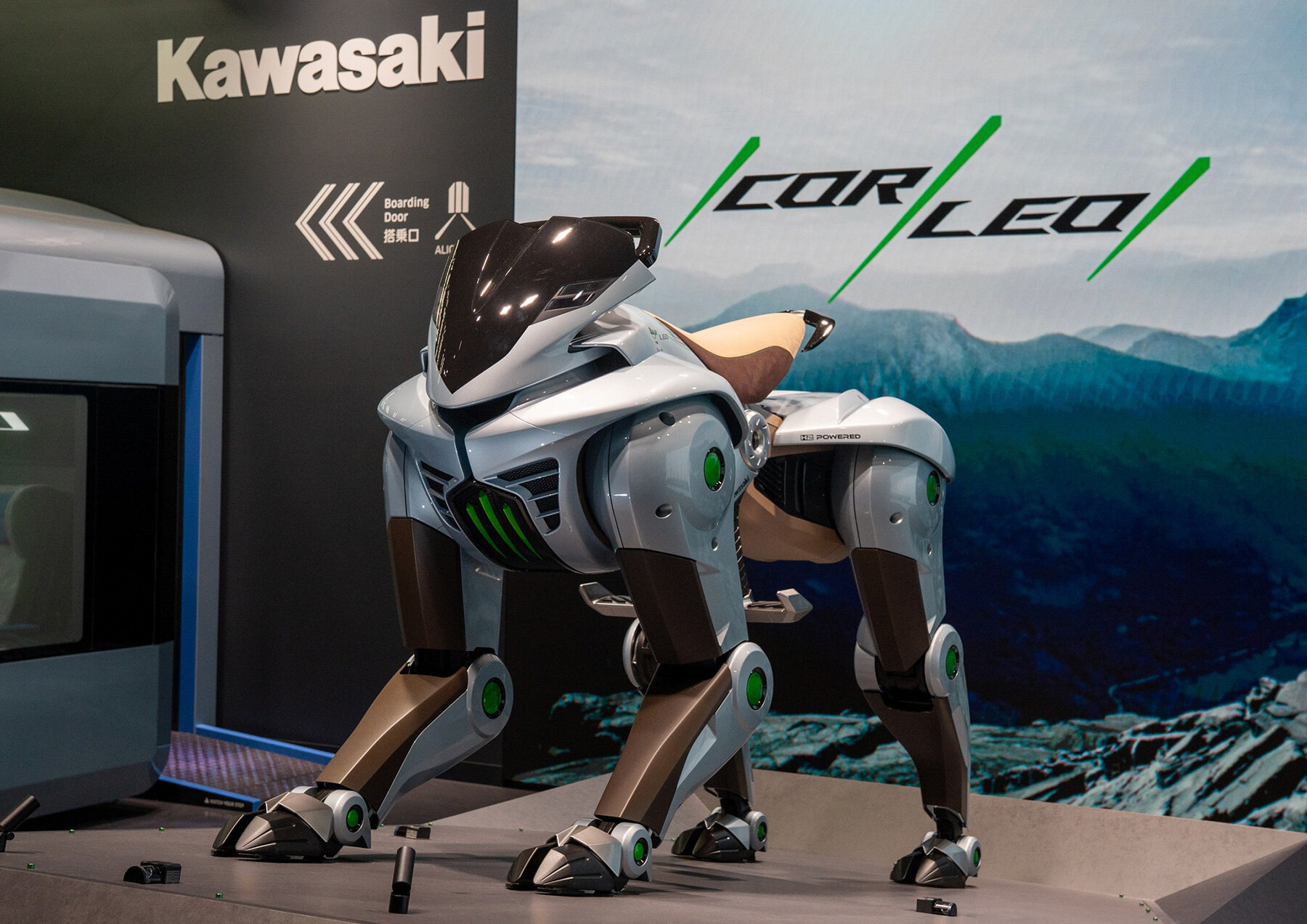 kawasaki unveils corleo, a four-legged robot with hooves – ryan
