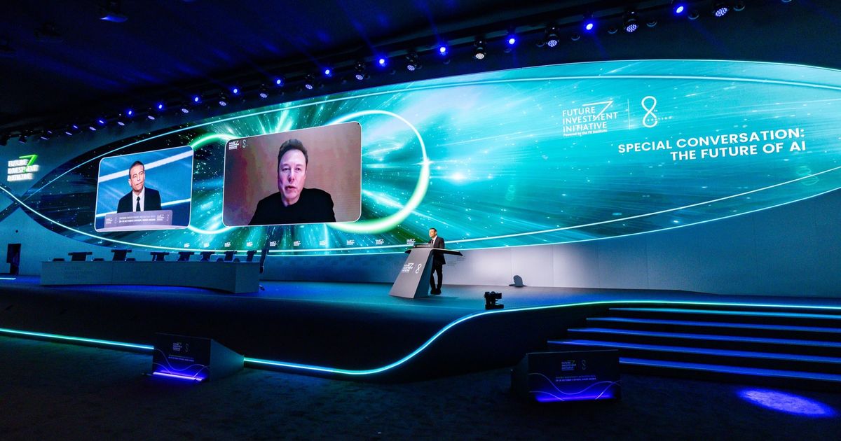 Musk from the future investment initiative: the number of robots will exceed people in 2040