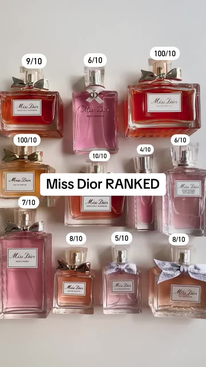 MY ENTIRE MISS DIOR PERFUME COLLECTION RANKED Which Miss Dior is your number 1… – ryan