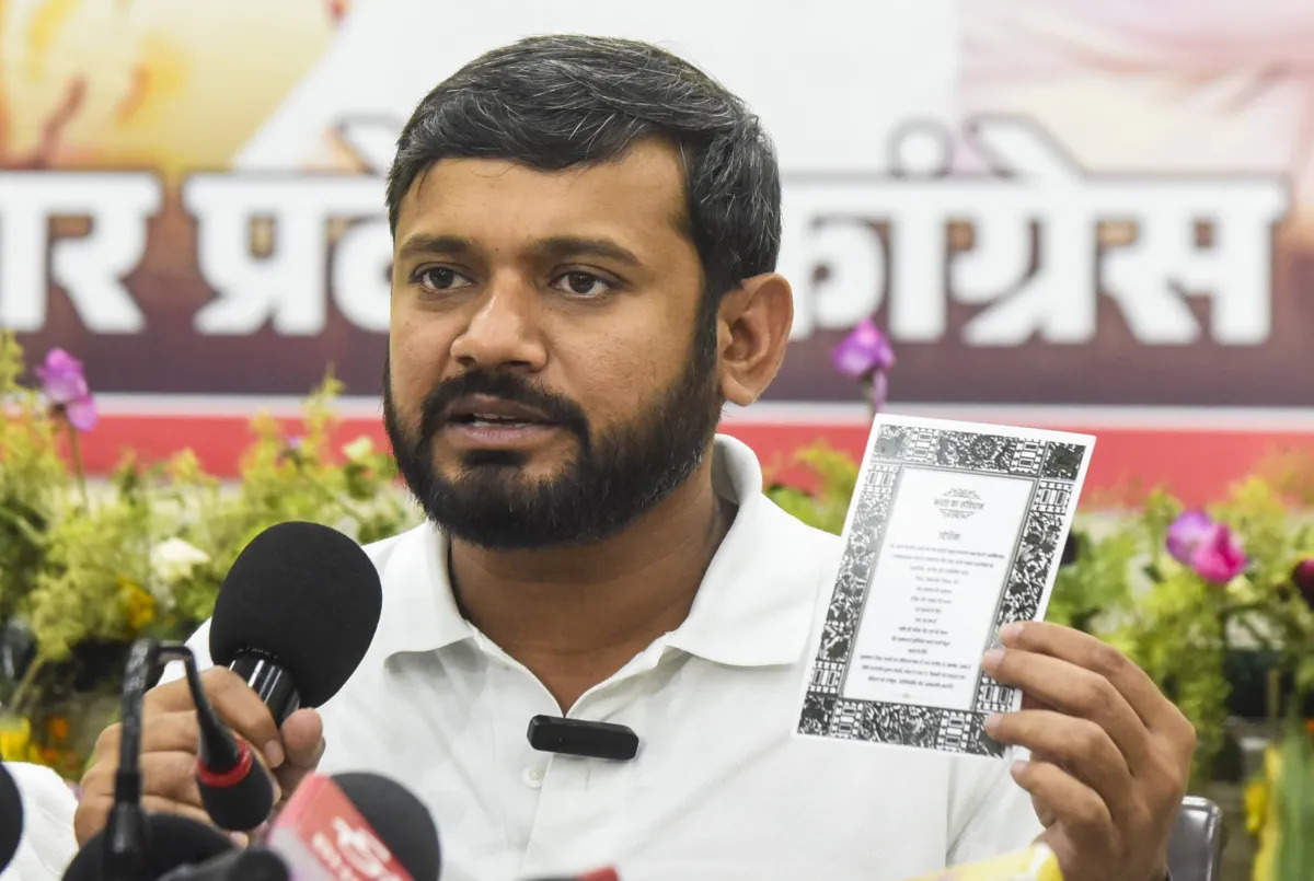 Kanhaiya Kumar, who was arrested during March until the residence of Nitish Kumar said, said ‘no lathicharge, need work’
