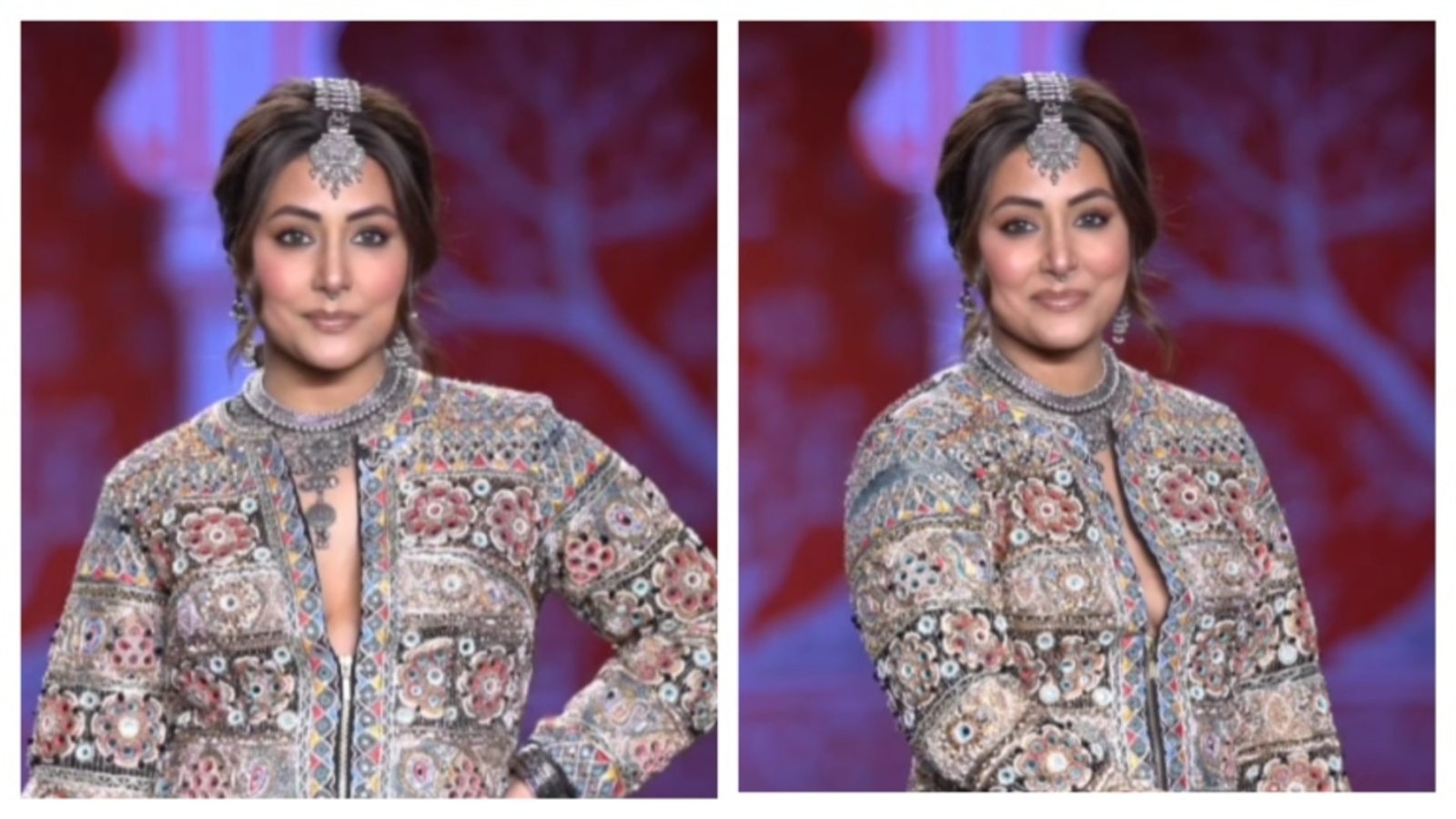 Hina Khan wows fans as she quickly reclovers with a smile after stumbling twice on the disaster: “Handled it gracefully”
