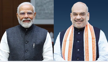 Premier Modi and the Minister of Homes of the Union, Amit Shah