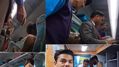 Decent Bharat traveled in a train, beggar, cooked with anger, tt, hear the answer stay