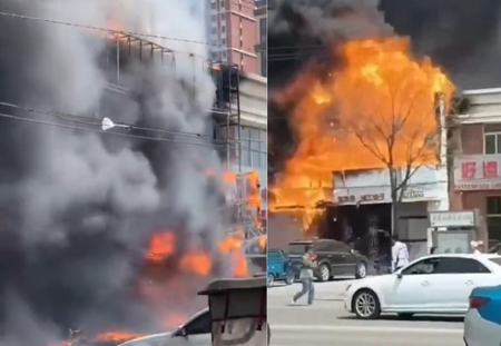 China: Heavy fire in the restaurant, 22 people killed
