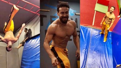 Tiger Shroff shared the video and jumped in the air with 80 kg of muscles!