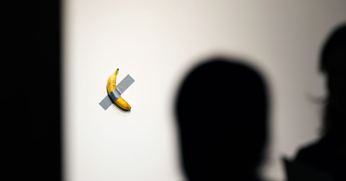 Banana TAPED TO WALL ART SELLS TO CRYPTO BRO FOR $ 6 MILLION – ryan