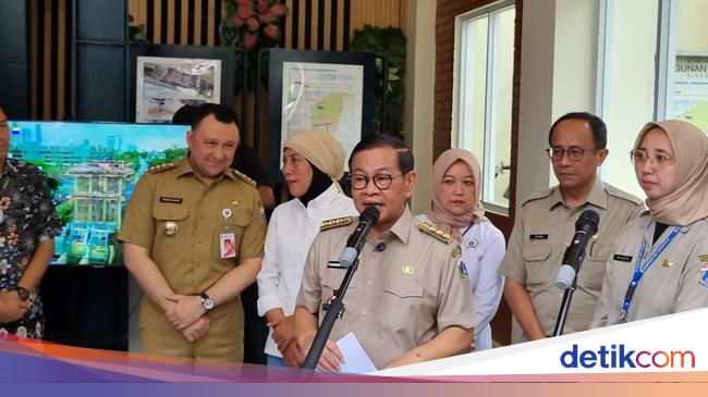 Inaugurate Sunter Pump House C, Pramono hopes flooding can quickly withdraw