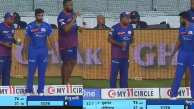 Here the Gujarat batsmen coded, there was a war in Bumrah and Jayawardene on the border, the debate was fierce