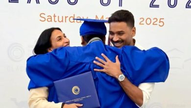 Dhanush, Aishwarya Rajinikanth reunited to celebrate Son Yathra’s graduation of the school – look at photos | Mint