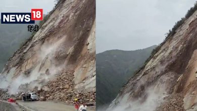 Himachal landslide: ‘Bhago-Bhhago … Is there Koi in Car’ Dark Mountain on the car in Himachal, Rongte Stand Video will leave!