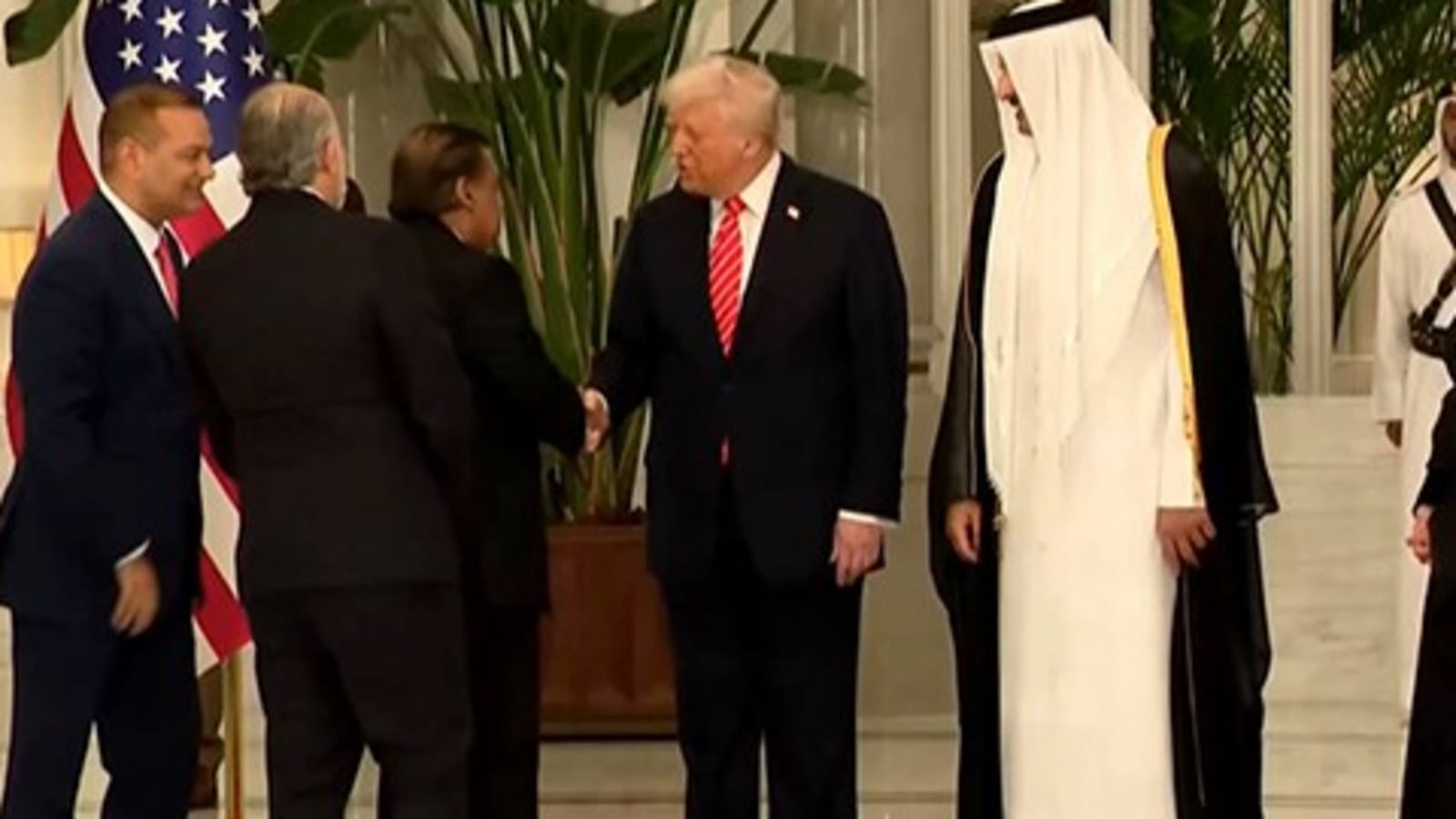 Mukesh Ambani meets Donald Trump and Emir of Qatar in Doha | Watch | Mint