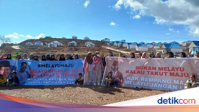 Residents brakepang has held a peaceful action, supports PSN support and intimidation