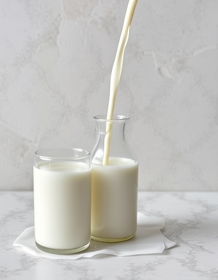 In which calcium in ragi and milk?