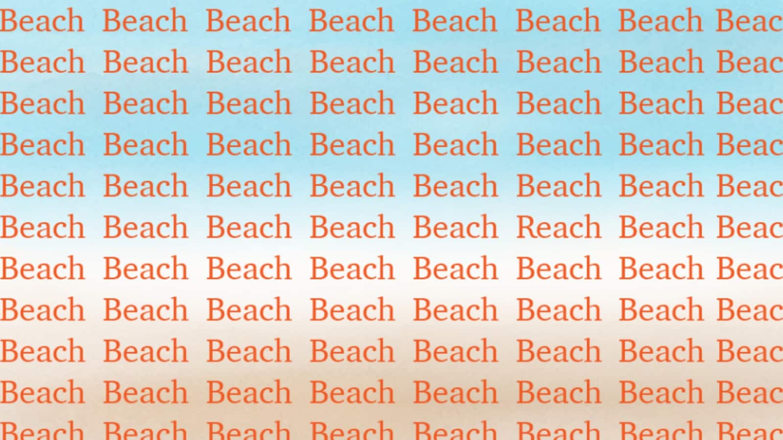 Can you hide the strange word in this beach-themed BroinCeaser? | Today news